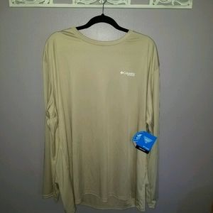 Columbia PHG Hunting Long Sleeve Beige T Shirt XXL